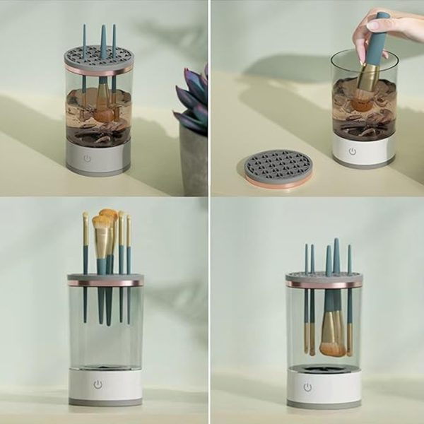 دستگاه شستشو برس آرایشی برقی Electric Makeup Brush Cleaner 6 007