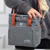 کیف ظرف غذای دو طبقه با قابلیت حفظ دما و ضد نشت