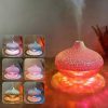بخور سرد با نور RGB با طراحی مدرن و پوشش ترک‌خورده