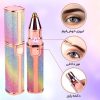 موزن دوکاره صورت و ابرو اکلیلی کیفیت اصلی - دستگاه 2 در 1 اصلاح و شکل‌دهی موهای زائد صورت و ابرو با طراحی شارژی و تیغه‌های ضدحساسیت.