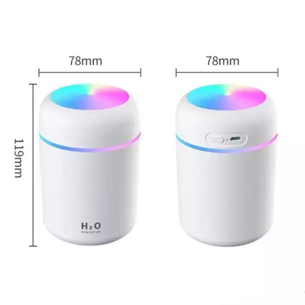 دستگاه بخور سرد H2O دارای RGB 8 دستگاه بخور سرد H2O با چراغ LED رنگی RGB و قابلیت مرطوبکنندگی هوا