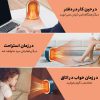 مینی فن هیتر رومیزی قابل حمل با گرمایش سریع و طراحی جمع‌وجور