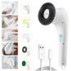 برس شست و شو شارژی Magic Brush با 5 سری قابل تعویض و طراحی ضد آب