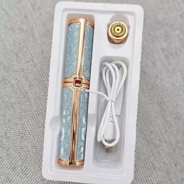 موزن بینی و ابرو جدید 2IN1 مدل HX-206، دستگاه شارژی با سری‌های قابل تعویض برای اصلاح ابرو و موهای زائد بینی