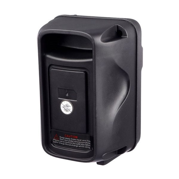 تصویر اسپیکر بلوتوث قابل حمل گرید نایس مدل GTS-1372 با طراحی مشکی و نورهای رنگی RGB