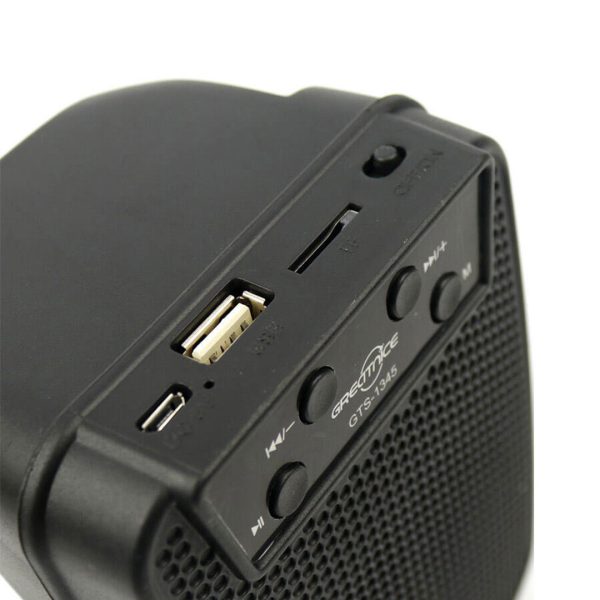 اسپیکر بلوتوث گریت نایس مدل GTS-1345 – اسپیکر کوچک قابل حمل با نور رنگی و صدای واضح