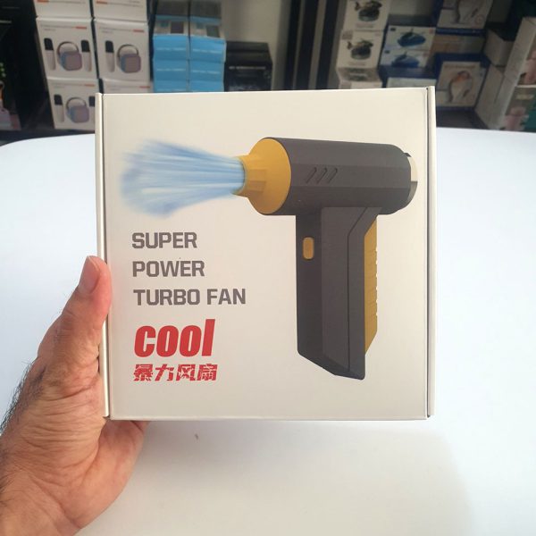 تصویر مینی جت فن شارژی توربو مدل Cool با طراحی سبک و نازل‌های قابل تعویض