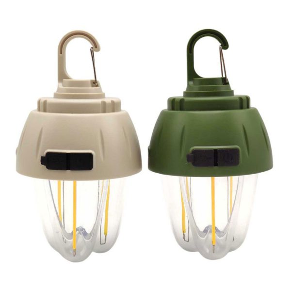 فانوس شارژی چندمنظوره مدل HK-899 با نور RGB و بدنه مقاوم قابل شارژ با USB