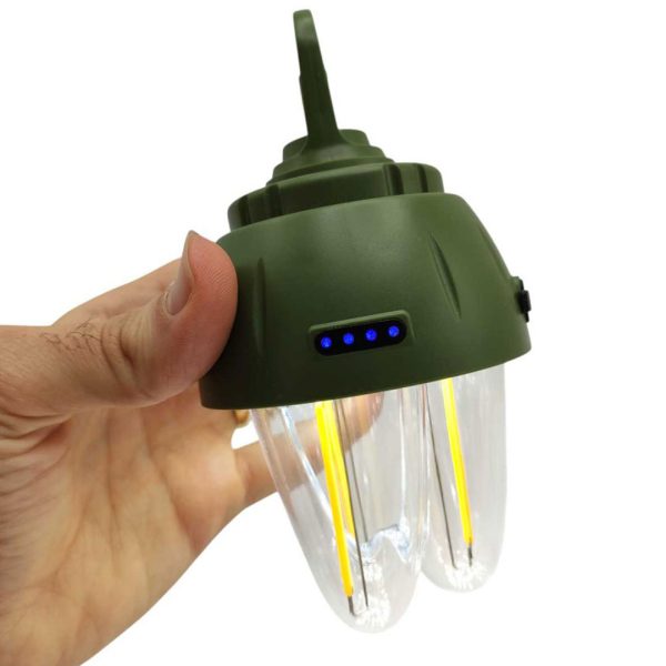 فانوس شارژی چندمنظوره مدل HK-899 با نور RGB و بدنه مقاوم قابل شارژ با USB