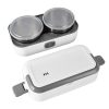 ظرف غذای برقی LunchBox یک لیتری با گرم‌کن PTC و ظروف استیل جداشونده مناسب محل کار و سفر