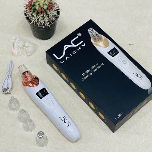 تصویر دستگاه میکرودرم و پاکسازی پوست LAC مدل L-2800 با 4 سری کاربردی و نمایش طراحی ارگونومیک