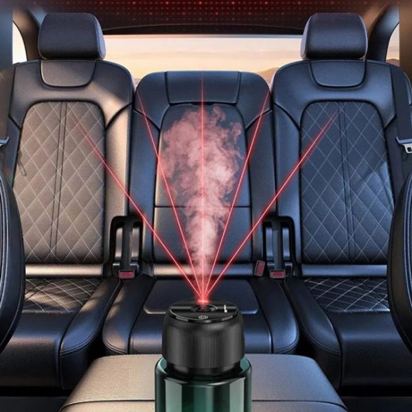 دستگاه خوشبوکننده هوشمند خودرو Car Fragrance مدل شیشه‌ای با نورپردازی کهکشانی