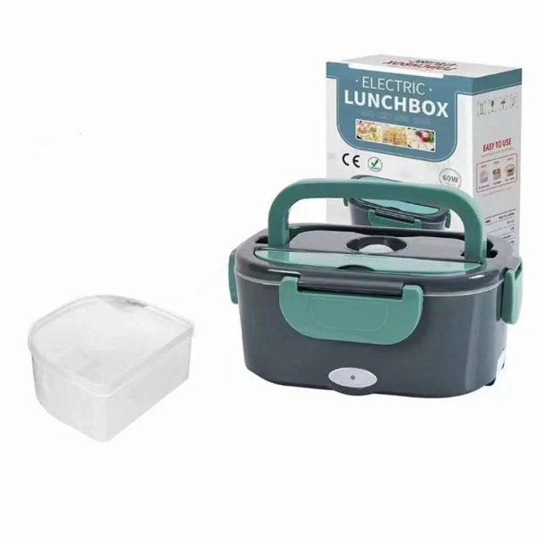 لانچباکس برقی گرمکننده غذا (Electric Lunch Box) 3 لانچباکس برقی گرمکننده غذا Electric Lunch Box استیل 1.5 لیتری