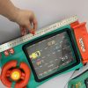 اسباب‌بازی ماشین و فرمان موزیکال چراغ‌دار با LED و صداهای بوق و استارت