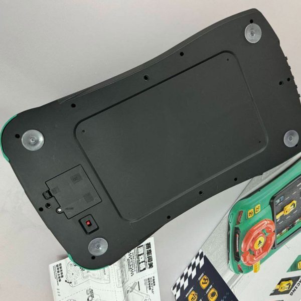 اسباب‌بازی ماشین و فرمان موزیکال چراغ‌دار با LED و صداهای بوق و استارت